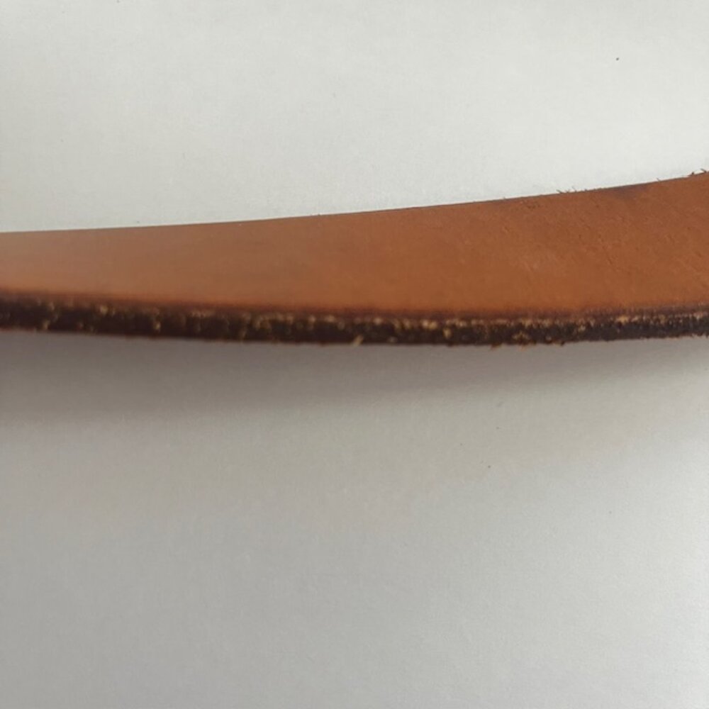 Banana Republic Brown Leather Belt with Brass Buckle - Picture 14 of 16
